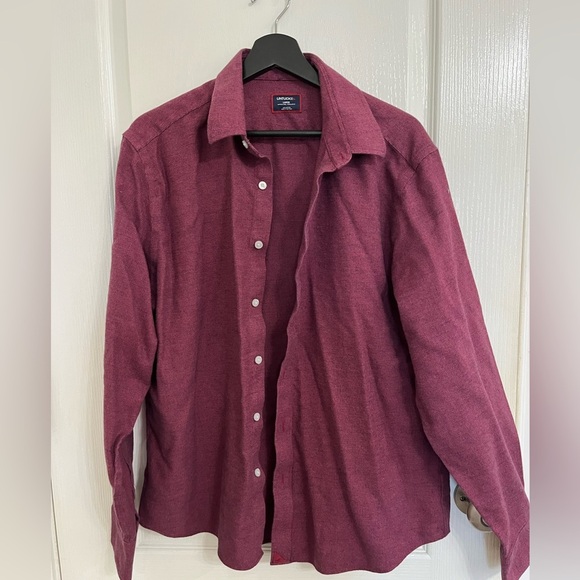 UNTUCK IT Large Light Flannel Button Downs. 100% Cotton. - Picture 1 of 3